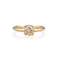 Cognac Diamond Ring | Ziv