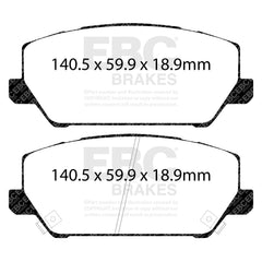 EBC Racing Brake Pads - (DP82343RPX) Front