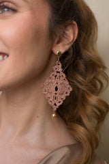 Orecchini in Macramè