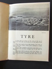 Tyre City Travel Guide, Lebanon مدينة صور English Lebanese Map Book 1950s?