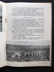 Tyre City Travel Guide, Lebanon مدينة صور English Lebanese Map Book 1950s?