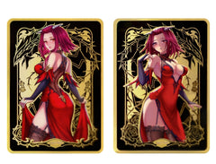 Blackrose Gown Metal Field Center + 70ct Sleeves (YGO Size) Discount Bundle
