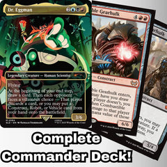 MTG Commander Deck EDH Deck Dr. Eggman 100 Magic Cards Custom Deck Constructs Robots Vehicles Artifacts Moonveil Games