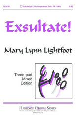 Exsultate! 3-Part Mixed - Mary Lynn Lightfoot