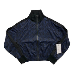 Athletic Jacket By Athleta In Black & Blue, Size:Xs