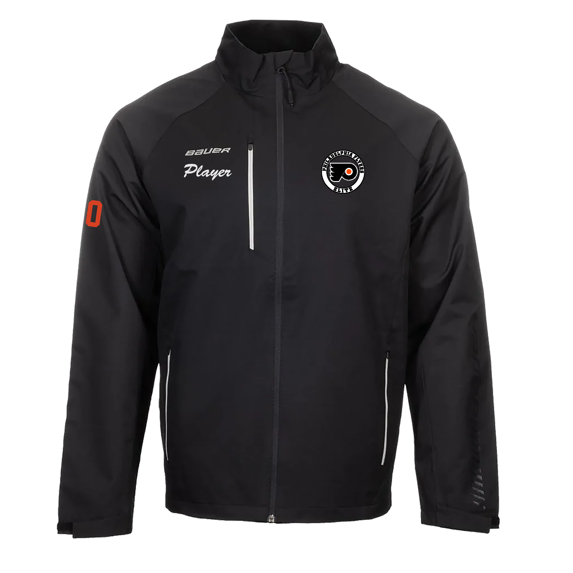 Bauer S24 Adult Midweight Warm Up Jacket - Philadelphia Flyers Elite
