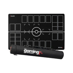GMC Deluxe 2 Player Compatible Black & White Pokemon Stadium Mat Board Playmat & Carry Case Tube