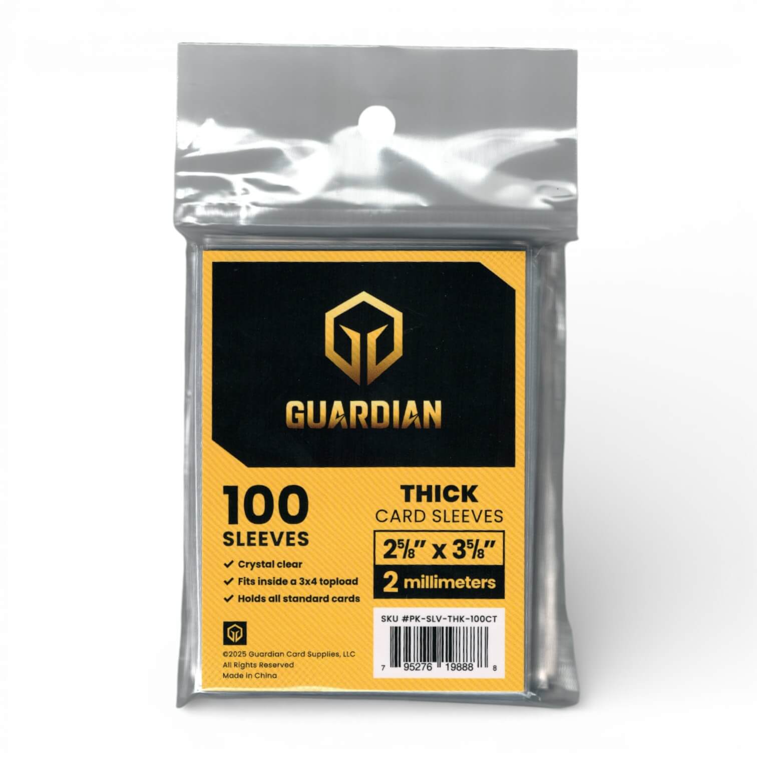 Guardian Premium Thick Trading Card Sleeves (100ct Pack)