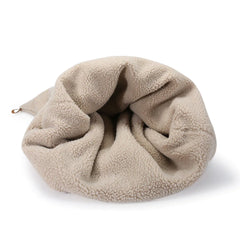Kuschelschlafsack Teddy Beige
