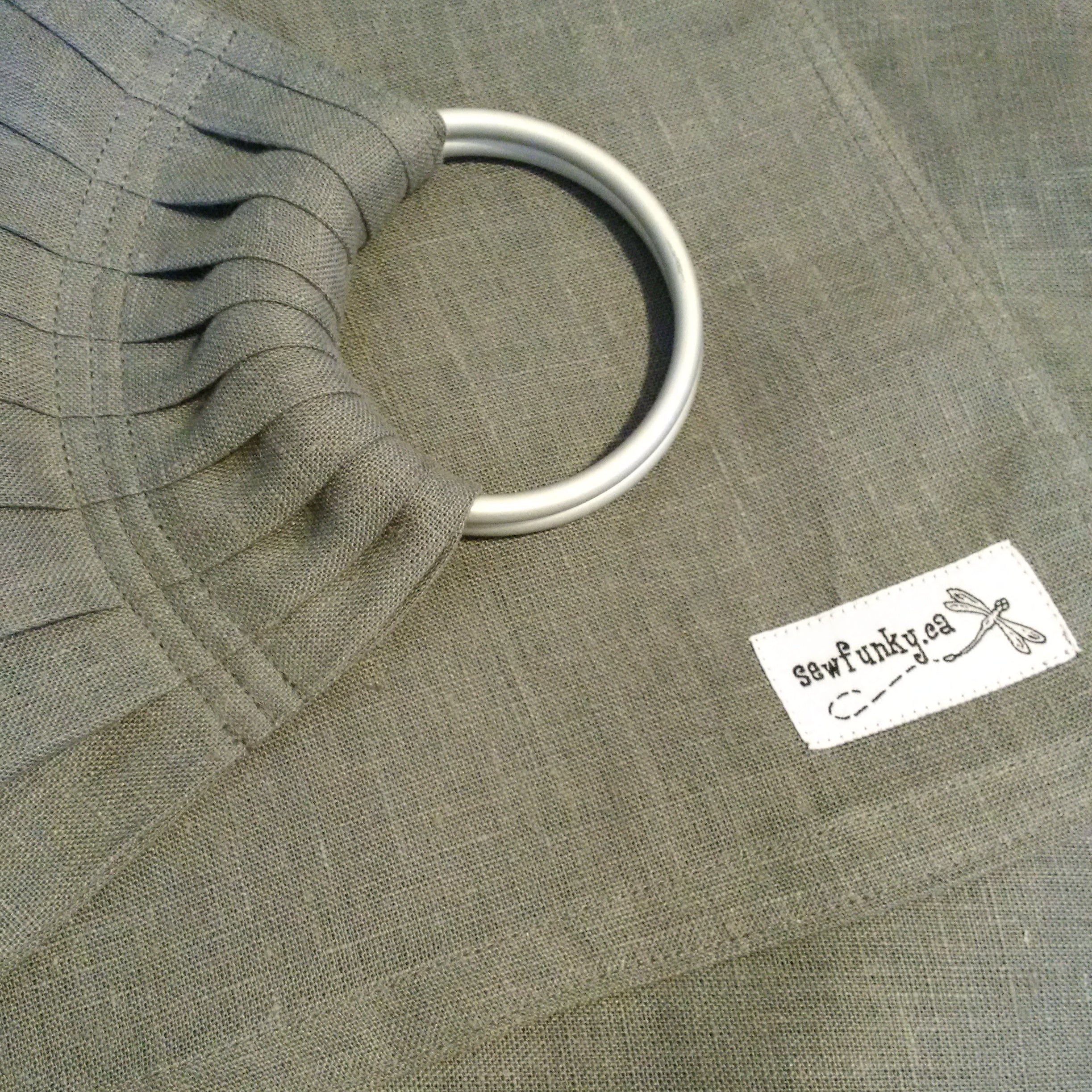 Sewfunky Linen Ring Sling - Cloud