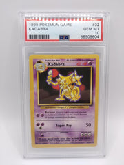 PSA 10- Gem Mint - Kadabra - 32/102 - Base Set 1999