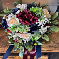 Kailey Navy Ivory Burgundy Bundle
