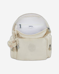 Kipling City Zip S Hideaway Beige Small Backpack I3523-7JR