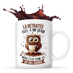 Mug Laura Chouette Café - Planetee