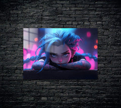 Arcane Jinx League of Legends LOL Metal Poster 502