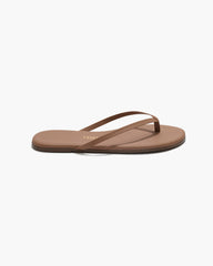 TKEES Lily Nudes in Beach Bum — women's Brazilian leather flip flop