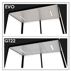 Suspended Ceiling / 2 LINEAR Recessed LED Pod Lights