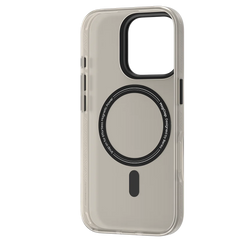 Protective Apple iPhone Back Cover - BENKS Lucid Armor Series Matte Finish Case for iPhone 16 Pro Max (Natural Titanium) - Style 2