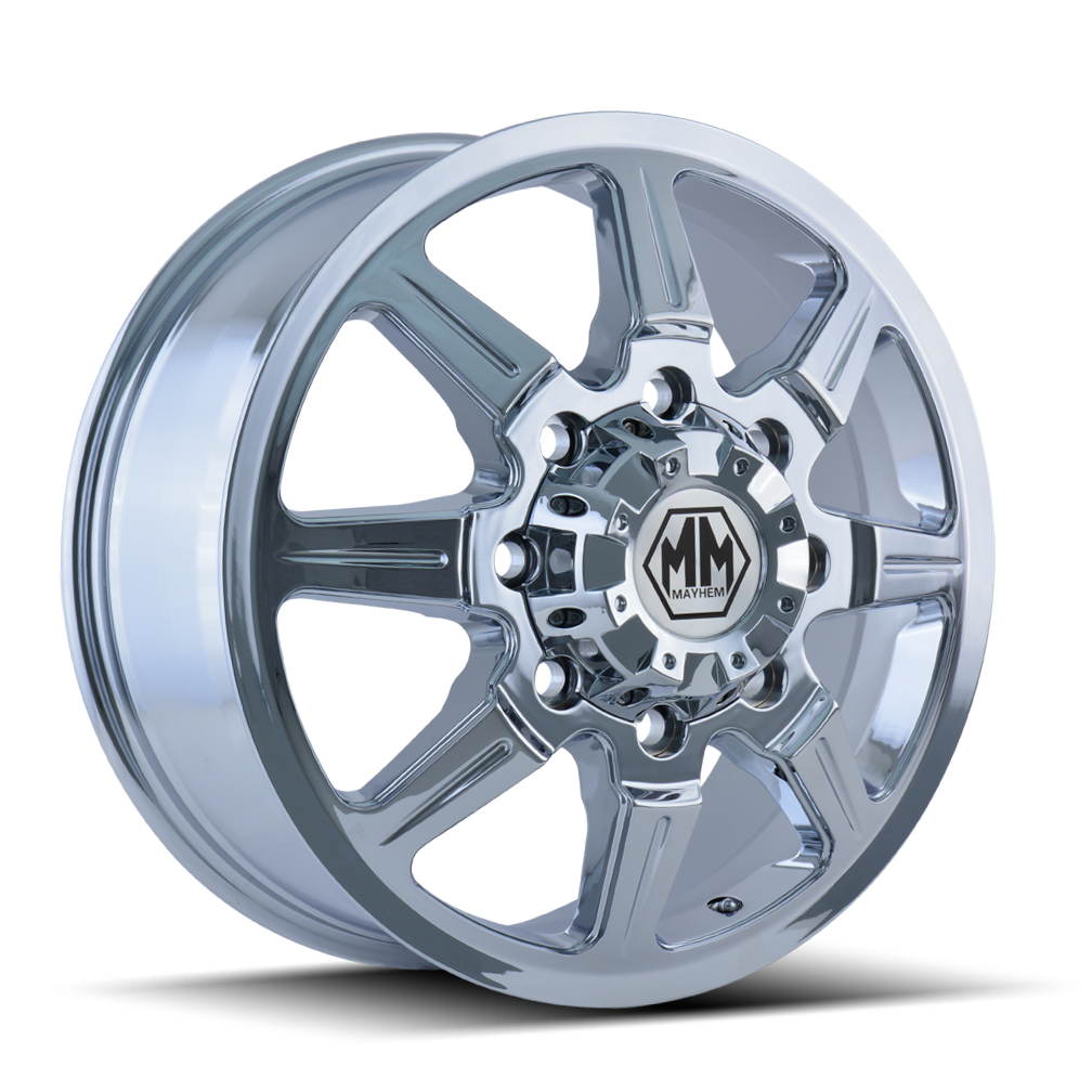 MAYHEM MONSTIR 8101 17x6.5 8x165.1 134 130.18 FRONT CHROME - TheWheelShop.ca
