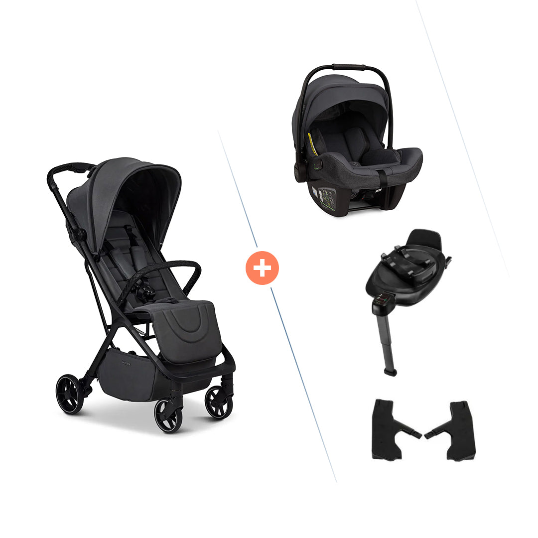 MOON Buggy ZOÉ 3in1 (Anthrazit / Nuna Pipa Next und Base Next)