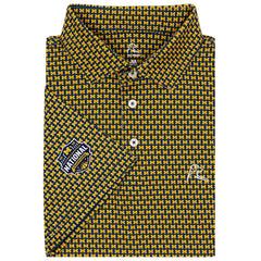 The Michigan Wolverines™ - Michigan National Champions | Collegiate Polo | The Michigan Wolverines™ - Indigo Blue/Maize Yellow - MICH CHAMP 1