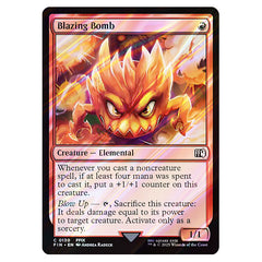 Blazing Bomb 0130 card from the Magic The Gathering set Universes Beyond - Final Fantasy