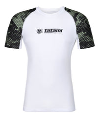 Renegade Rash Guard - White & Green