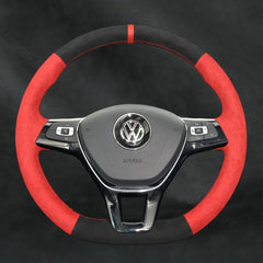 Steering Wheel Cover For Volkswagen VW Polo 5 Polo 6 2014 - 2021 - Mewantx