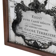 Vintage Framed Map B