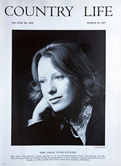 Miss Sarah Toler-Aylward Country Life Magazine Portrait March 10, 1977 Vol. CLXI No. 4158
