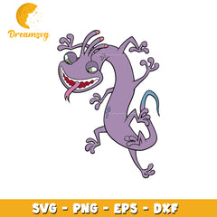 Monsters Inc Randall SVG PNG EPS DXF