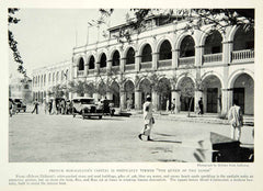 1931 Print Hotel Continental French Controlled Djibouti City Architecture NGM8