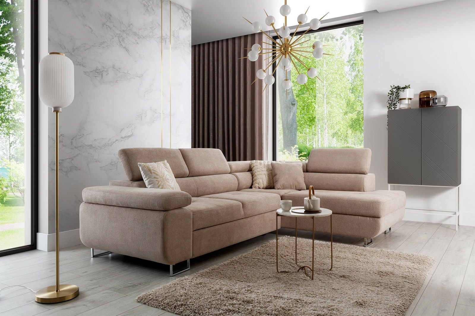 Narożnik z funkcją spania Annabelle