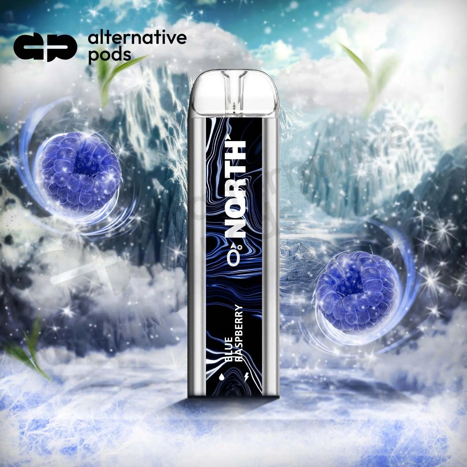 North 5000 0% - Blue Raspberry