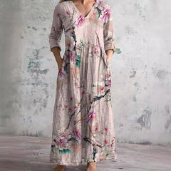 Kiana - Elegante Vestido De Verano Con Estampado Floral