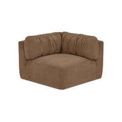 Mateena Corner Chair FURNITURE - lounge chair Moe's Furniture Taupe