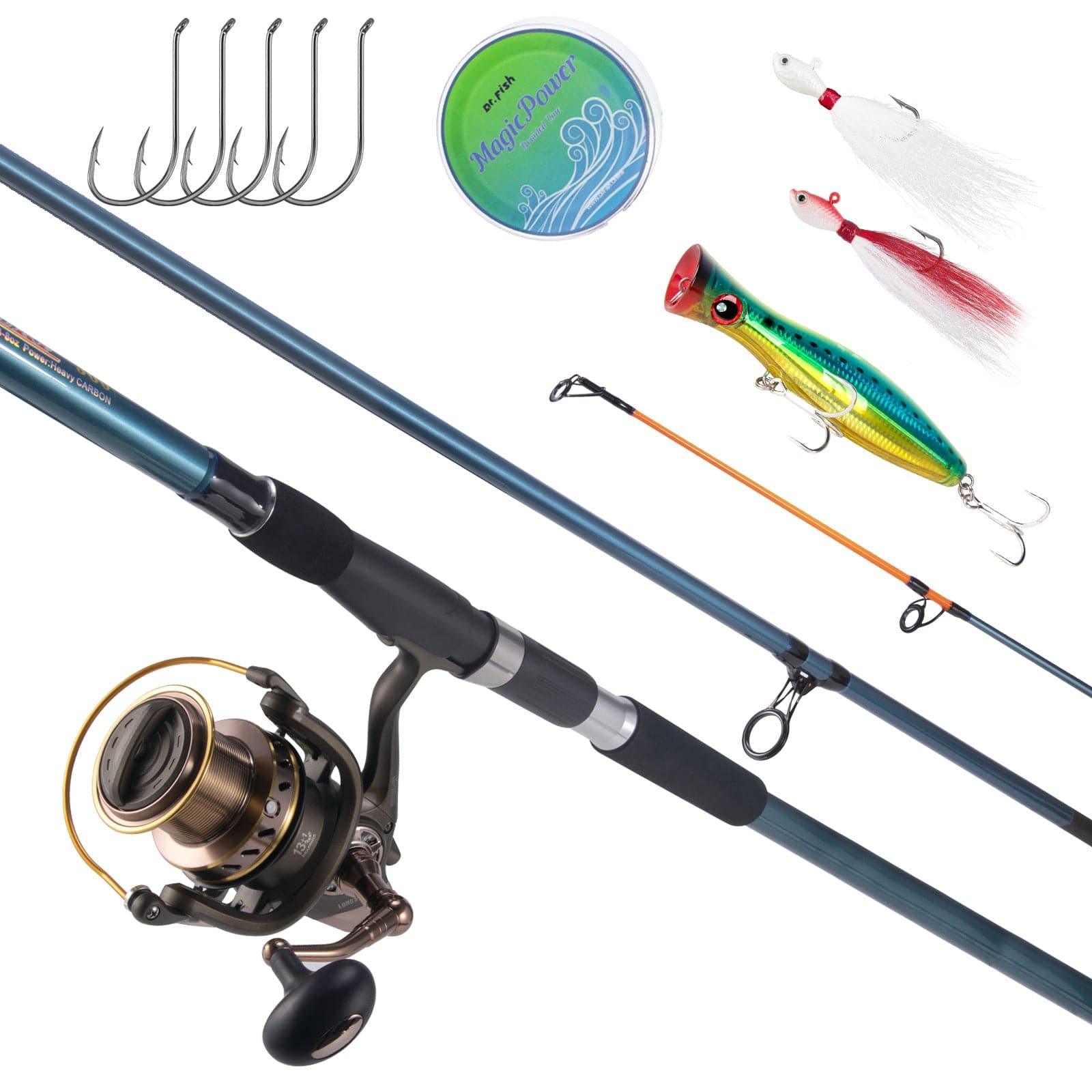Dr.Fish12FTSurf Rod and LS-10000 Reel Combos - Dr.Fish Tackles