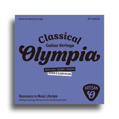 Olympia Artisan Series ART-C2843/NC Coated Nylon/Silver Normal Tension Classical Guitar Strings