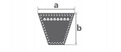 PAS KLINOWY ZĘBATY PASEK AX/X13 2680 | X13 X 2680 - Centrum Techniczne Gałązka