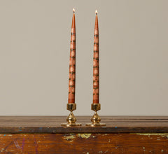 MYSTIC BY ESME TAPERED CANDLE IN RUST