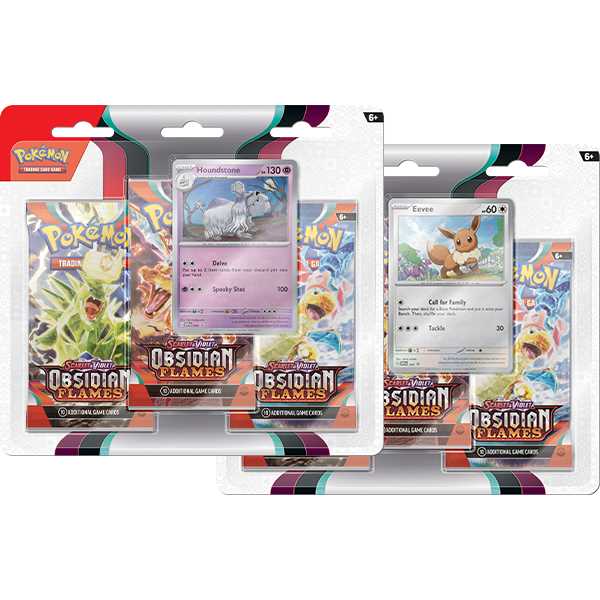 Pokemon Scarlet & Violet 3 Obsidian Flames Booster 3 Pack