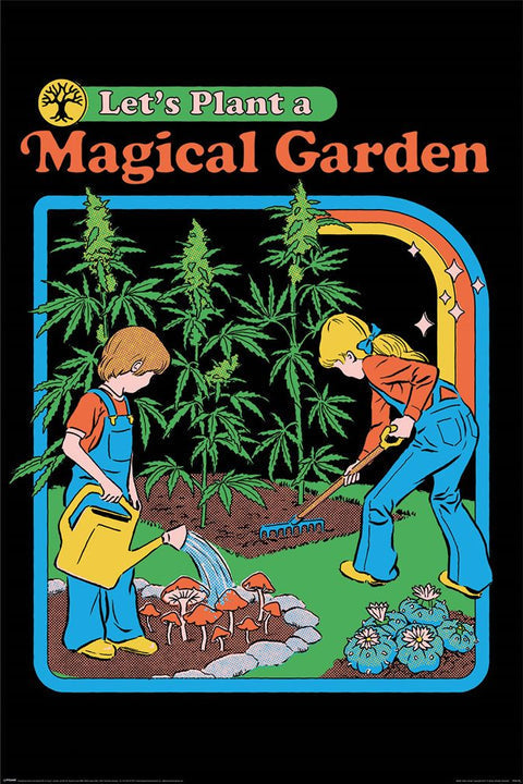 Steven Rhodes (Let's Plant A Magical Garden) Poster 61x91.cm