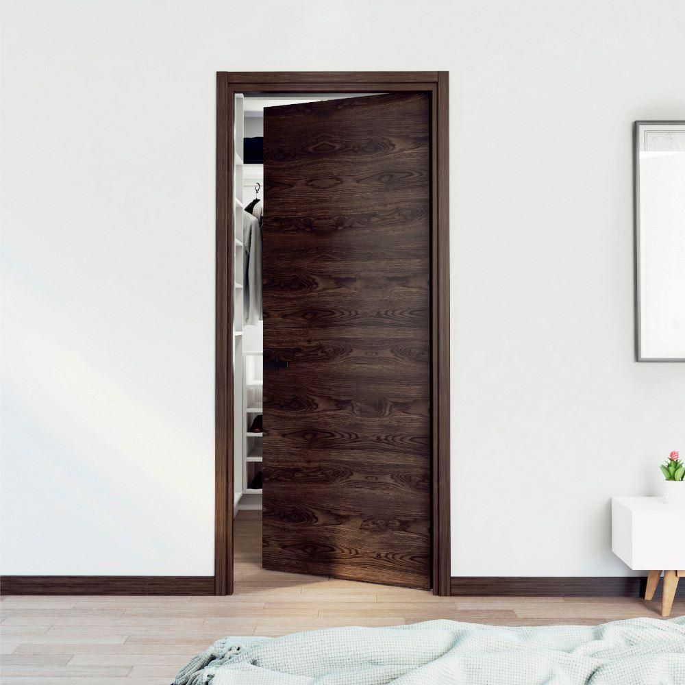 Puerta Prakti color Chocolate para Ambientes.