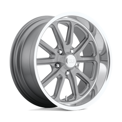 US Mag 1PC U111 RAMBLER TEXTURED GRAY W/ DIAMOND CUT LIP