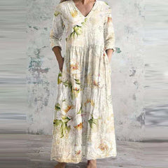 Kiana - Elegante Vestido De Verano Con Estampado Floral