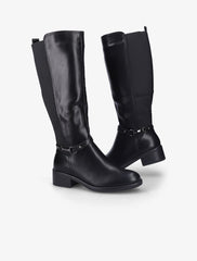Bottes cavalières à détail sangle cloutée - Noir - 5