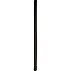 Universal Exhaust Stack Pipe - 2" x 48", Straight, Black - Quality Farm Supply
