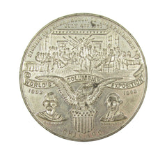 USA 1893 Columbian Exposition Landing Of Columbus 58mm Medal