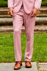 Rose Pink Sharkskin Pants