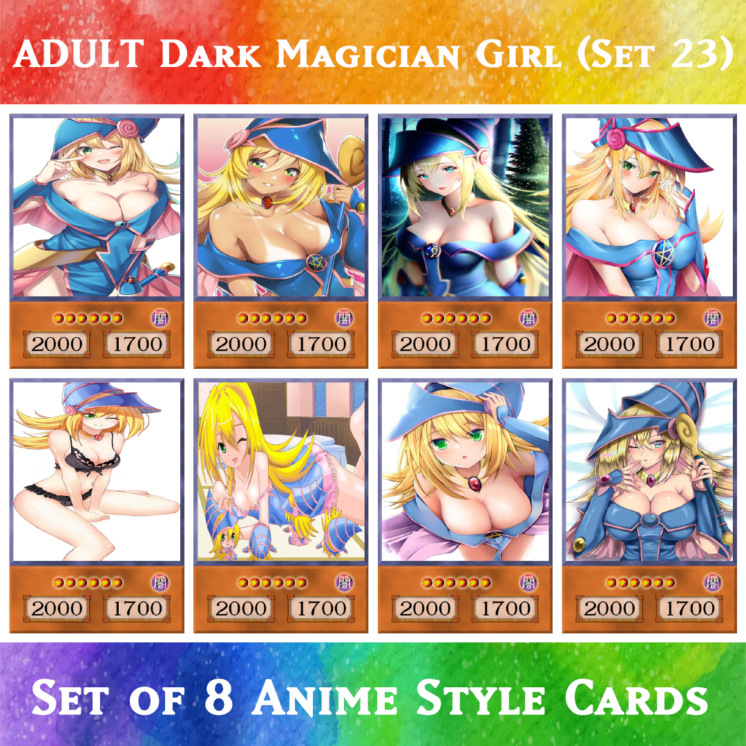 Set #23 Sexy Dark Magician Girl (Anime Art) - Yugioh Orica